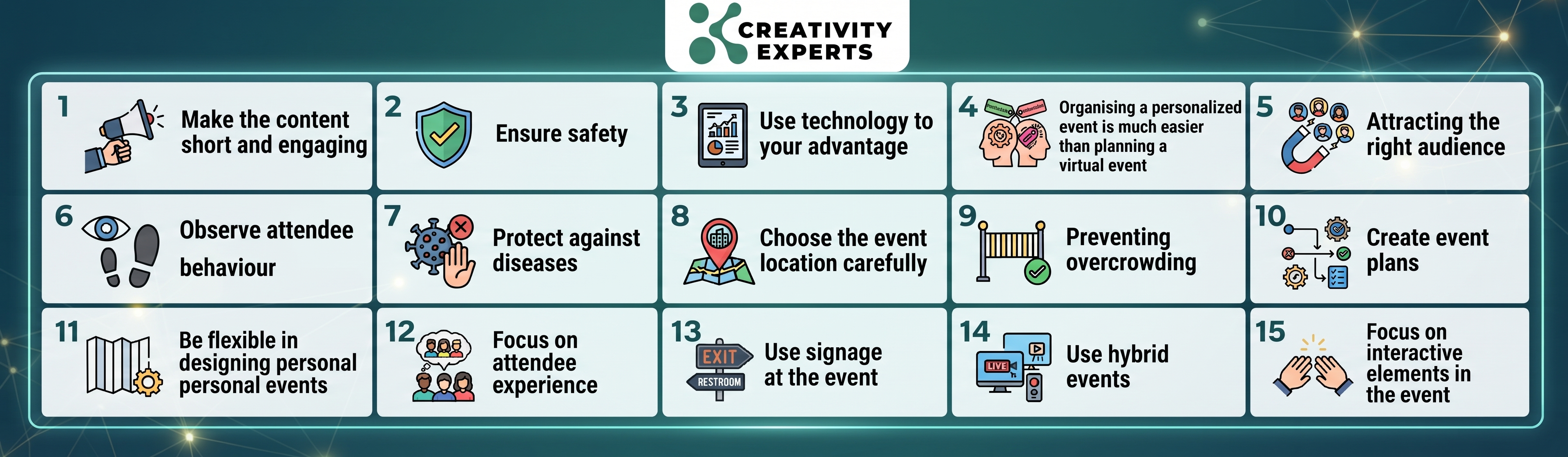15 tips for designing in-person events
